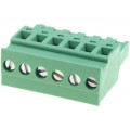 2EDGKA-5.0-06P-14-00AH; Pluggable terminal block; 5mm; ways: 6; angled; plug; female; 320V; DEGSON ELECTRONICS