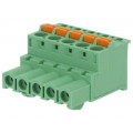2EDGKDB-5.08-05P-14-00AH; Pluggable terminal block; 5.08mm; ways: 5; angled 90°; plug; 320V; DEGSON ELECTRONICS