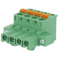 2EDGKDBM-5.0-04P-14-00AH; Pluggable terminal block; 5mm; ways: 4; angled 90°; plug; female; DEGSON ELECTRONICS