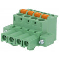 2EDGKDBM-5.08-04P-14-00AH; Pluggable terminal block; 5.08mm; ways: 4; angled 90°; plug; 320V; DEGSON ELECTRONICS