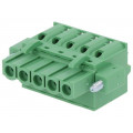 2EDGKDFM-5.0-05P-14-00AH; Pluggable terminal block; 5mm; ways: 5; straight; plug; female; DEGSON ELECTRONICS