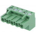 2EDGKF-5.08-05P-14-1000AH; Pluggable terminal block; 5.08mm; ways: 5; straight; plug; female; DEGSON ELECTRONICS