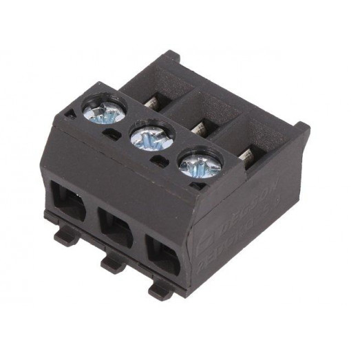 2EDGKQ-5.0-03P-13-00AH; Pluggable terminal block; 5mm; ways: 3; angled 90°; plug; female; DEGSON ELECTRONICS