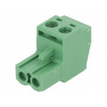 2EDGKT-5.0-02P-14-1000AH; Pluggable terminal block; 5mm; ways: 2; straight; plug; female; DEGSON ELECTRONICS