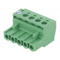 2EDGKT-5.0-05P-14-1000AH; Pluggable terminal block; 5mm; ways: 5; straight; plug; female; DEGSON ELECTRONICS