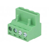 2EDGP-5.0-04P-14-100AH; Pluggable terminal block; 5mm; ways: 4; angled 90°; plug; female; DEGSON ELECTRONICS