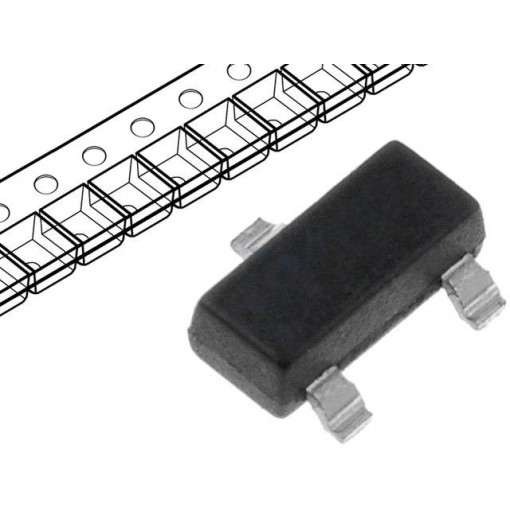 2N7002-T1-E3; Transistor: N-MOSFET; unipolar; 60V; 0.115A; 0.2W; SOT23; VISHAY 2N7002-T1-E3; Transistor: N-MOSFET; unipolar; 60V; 0.115A; 0.2W; SOT23; VISHAY