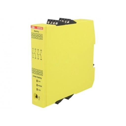 2TLA010052R0400; Module: safety relay; Series: SENTRY; Mounting: DIN; -10÷55°C; IP20; ABB