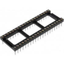 3-1571552-2; Socket: DIP; PIN: 40; Pitch: 2.54mm; precision; THT; gold flash; 3A; TE Connectivity 3-1571552-2; Socket: DIP; PIN: 40; Pitch: 2.54mm; precision; THT; gold flash; 3A; TE Connectivity