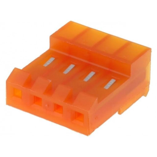 3-640426-4; Plug; wire-board; female; MTA-156; 3.96mm; PIN: 4; IDC; for cable; TE Connectivity