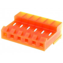 3-640426-6; Plug; wire-board; female; MTA-156; 3.96mm; PIN: 6; IDC; for cable; TE Connectivity