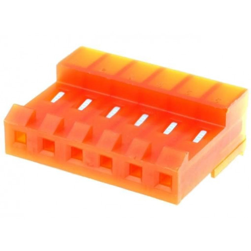 3-640426-6; Plug; wire-board; female; MTA-156; 3.96mm; PIN: 6; IDC; for cable; TE Connectivity