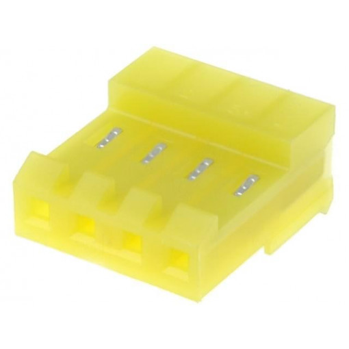 3-640427-4; Plug; wire-board; female; MTA-156; 3.96mm; PIN: 4; IDC; for cable; TE Connectivity