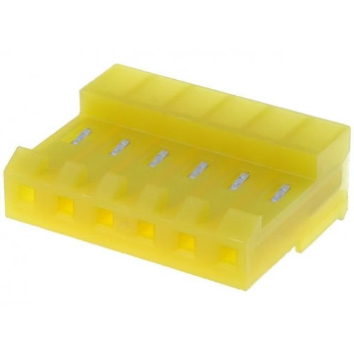 3-640427-6; Plug; wire-board; female; MTA-156; 3.96mm; PIN: 6; IDC; for cable; TE Connectivity