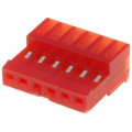3-640440-6; Plug; wire-board; female; PIN: 6; 2.54mm; IDC; for cable; MTA-100; TE Connectivity 3-640440-6; Plug; wire-board; female; PIN: 6; 2.54mm; IDC; for cable; MTA-100; TE Connectivity