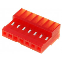 3-640440-7; Plug; wire-board; female; PIN: 7; 2.54mm; IDC; for cable; MTA-100; TE Connectivity