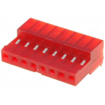 3-640440-8; Plug; wire-board; female; PIN: 8; 2.54mm; IDC; for cable; MTA-100; TE Connectivity