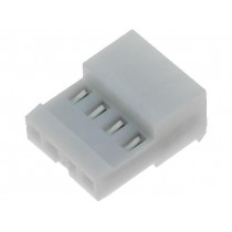 3-640441-4; Plug; wire-board; female; PIN: 4; 2.54mm; IDC; for cable; MTA-100; TE Connectivity