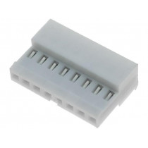 3-640441-8; Plug; wire-board; female; PIN: 8; 2.54mm; IDC; for cable; MTA-100; TE Connectivity