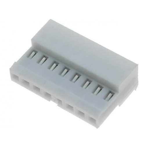 3-640441-8; Plug; wire-board; female; PIN: 8; 2.54mm; IDC; for cable; MTA-100; TE Connectivity