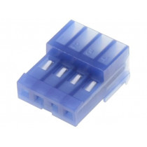 3-640442-4; Plug; wire-board; female; PIN: 4; 2.54mm; IDC; for cable; MTA-100; TE Connectivity