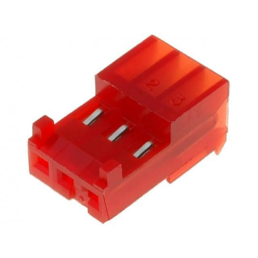 3-643813-3; Plug; wire-board; female; PIN: 3; polarized; 2.54mm; IDC; for cable; TE Connectivity