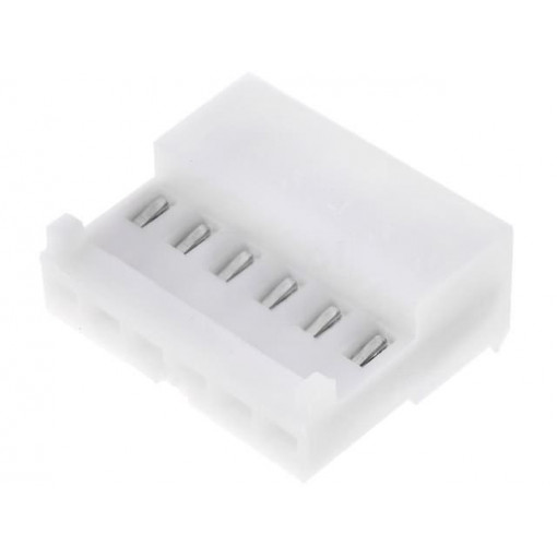 3-643814-6; Plug; wire-board; female; PIN: 6; polarized; 2.54mm; IDC; for cable; TE Connectivity