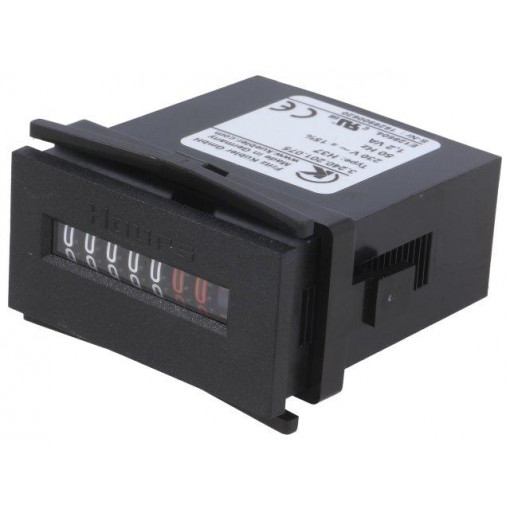 3.240.201.075; Counter: electromechanical; mechanical indicator; working time; KUBLER 3.240.201.075; Counter: electromechanical; mechanical indicator; working time; KUBLER