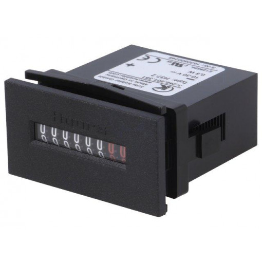 3.242.201.351; Counter: electromechanical; mechanical indicator; working time; KUBLER 3.242.201.351; Counter: electromechanical; mechanical indicator; working time; KUBLER