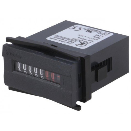 3.245.201.075; Counter: electromechanical; mechanical indicator; working time; KUBLER 3.245.201.075; Counter: electromechanical; mechanical indicator; working time; KUBLER