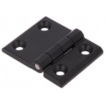3.509.02; Hinge; Width: 63mm; zinc and aluminium alloy; black; H: 50mm; ROZTOCZE