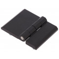 3.509.32; Hinge; Width: 63mm; zinc and aluminium alloy; black; H: 50mm; ROZTOCZE