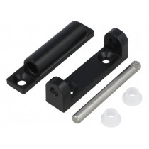 3.531.002-04; Hinge; Width: 24mm; zinc and aluminium alloy; black; H: 66mm; ROZTOCZE