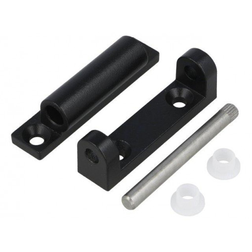 3.531.002-04; Hinge; Width: 24mm; zinc and aluminium alloy; black; H: 66mm; ROZTOCZE