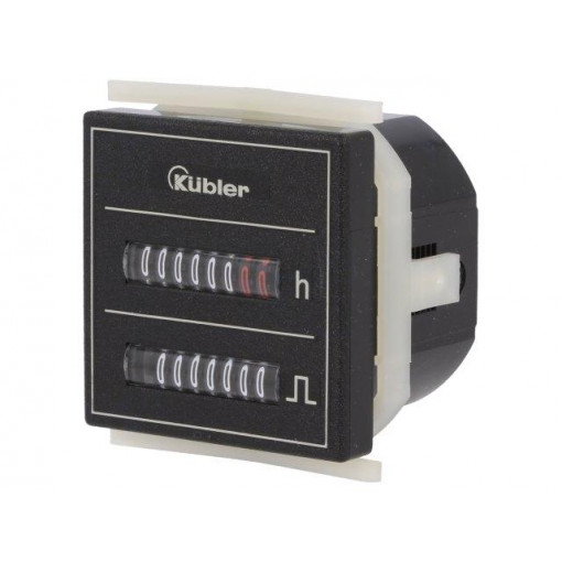 3.550.401.351; Counter: electromechanical; mechanical indicator; time/pulses; KUBLER 3.550.401.351; Counter: electromechanical; mechanical indicator; time/pulses; KUBLER