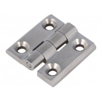 3.ZN60.003-9.1; Hinge; Width: 40mm; stainless steel; H: 40mm; Holes no: 4; ROZTOCZE