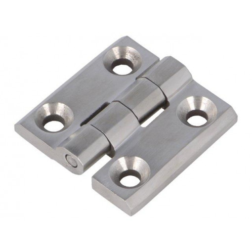 3.ZN60.003-9.1; Hinge; Width: 40mm; stainless steel; H: 40mm; Holes no: 4; ROZTOCZE