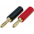 30.4070-01; Connector: 4mm banana; gold-plated; plug; on cable; ACV
