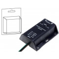 ; Hi-Level converter; gold-plated; 40W; Input: wires; 4CARMEDIA