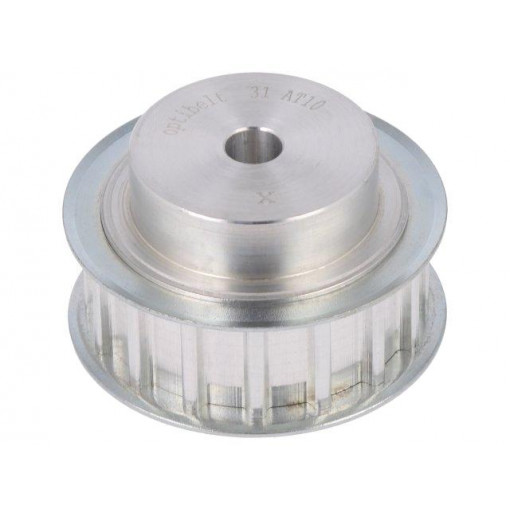 31 AT10   18-200ZA; Belt pulley; AT10; W: 16mm; whell width: 31mm; Ø: 55.45mm; aluminium; OPTIBELT