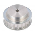 31 AT10   20-200ZA; Belt pulley; AT10; W: 16mm; whell width: 31mm; Ø: 61.8mm; aluminium; OPTIBELT 31 AT10   20-200ZA; Belt pulley; AT10; W: 16mm; whell width: 31mm; Ø: 61.8mm; aluminium; OPTIBELT