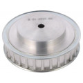 31 AT10   30-200ZA; Belt pulley; AT10; W: 16mm; whell width: 31mm; Ø: 93.65mm; aluminium; OPTIBELT 31 AT10   30-200ZA; Belt pulley; AT10; W: 16mm; whell width: 31mm; Ø: 93.65mm; aluminium; OPTIBELT