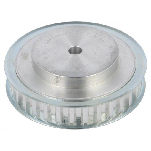31 T10    32-200ZA; Belt pulley; T10; W: 16mm; whell width: 31mm; Ø: 100mm; aluminium; OPTIBELT