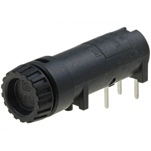 3101.0055; Fuse holder; cylindrical fuses; Mounting: THT; 5x20mm; -40÷85°C; SCHURTER