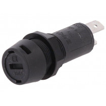 3101.0210; Fuse holder; cylindrical fuses; 5x20mm; 10A; Mounting: on panel; SCHURTER