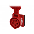 315-6; Connector: AC supply 3-phase; socket; female; 16A; 400VAC; IP44; PCE 315-6; Connector: AC supply 3-phase; socket; female; 16A; 400VAC; IP44; PCE