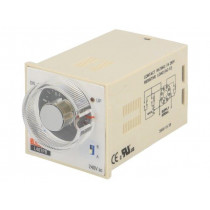 31L48TPBM240; Timer; 0.05s÷10min; DPDT; 250VAC/5A; 24÷240VAC; 24÷240VDC; LOVATO ELECTRIC