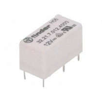 32.21.7.012.4000; Relay: electromagnetic; SPDT; Ucoil: 12VDC; 6A/250VAC; 3A/30VDC; FINDER