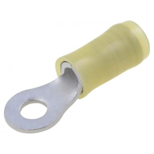 320568; Ring terminal; M4; Ø: 4.17mm; 3÷6mm2; crimped; for cable; insulated; TE Connectivity