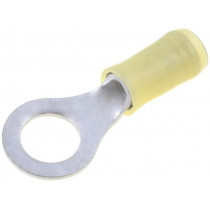 320576; Ring terminal; M8; Ø: 8.3mm; 3÷6mm2; crimped; for cable; insulated; TE Connectivity